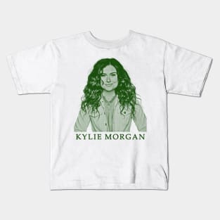 Kylie Morgan 17//green solid style, Kids T-Shirt